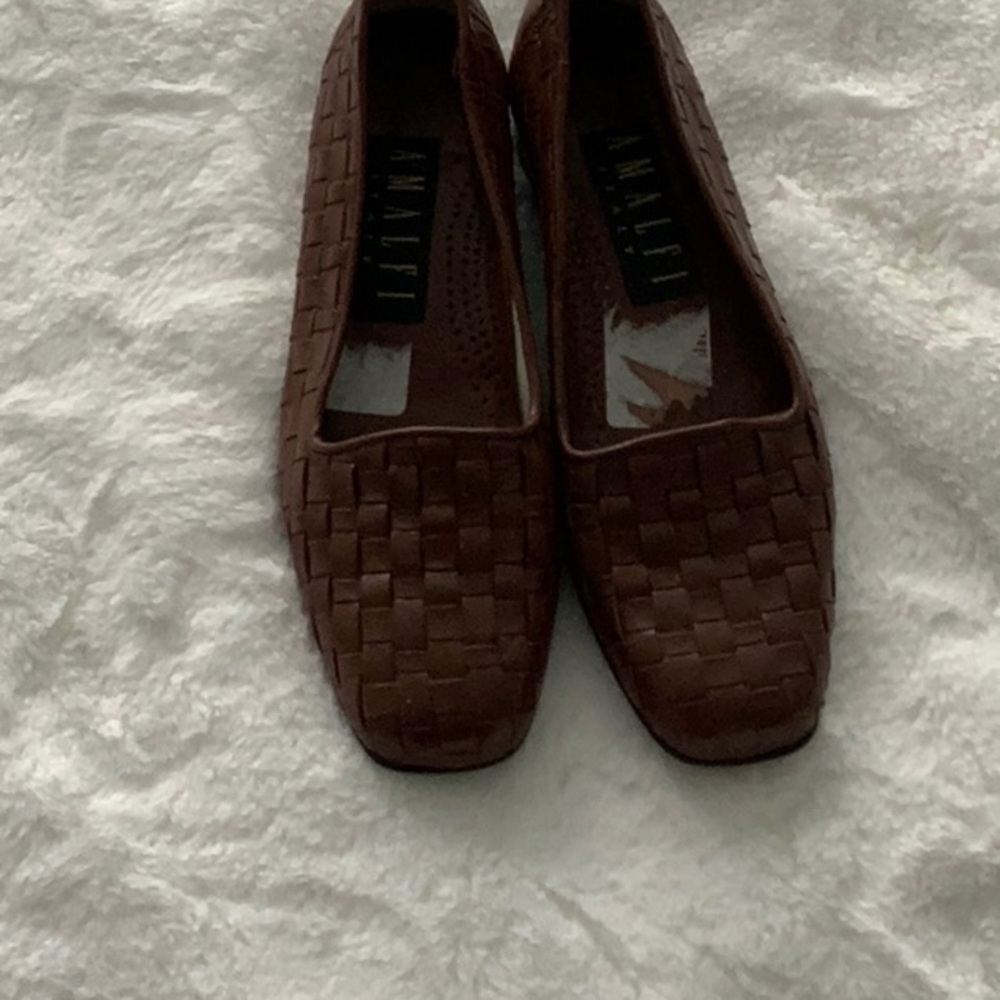 Amalfi Women's Brown Woven Loafers